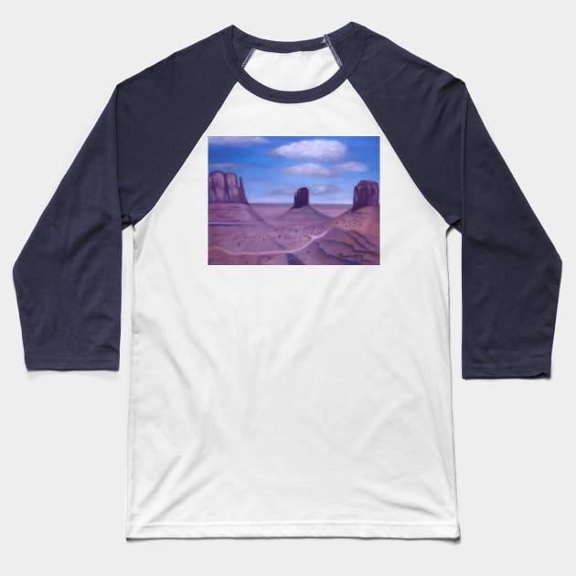 Scenic Monument Valley Baseball T-Shirt by ocsjake613